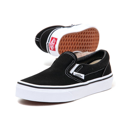 Kids Classic Slip-On (Black / True White) VBU