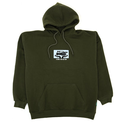 Exhalt Hooded Sweatshirt (Green) (S)