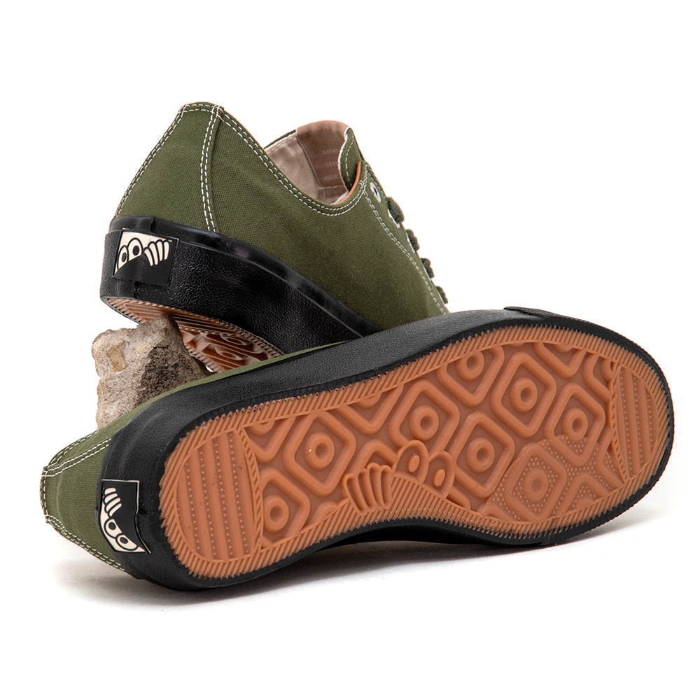 VM003 - Canvas Low (Leaf Green / Black)