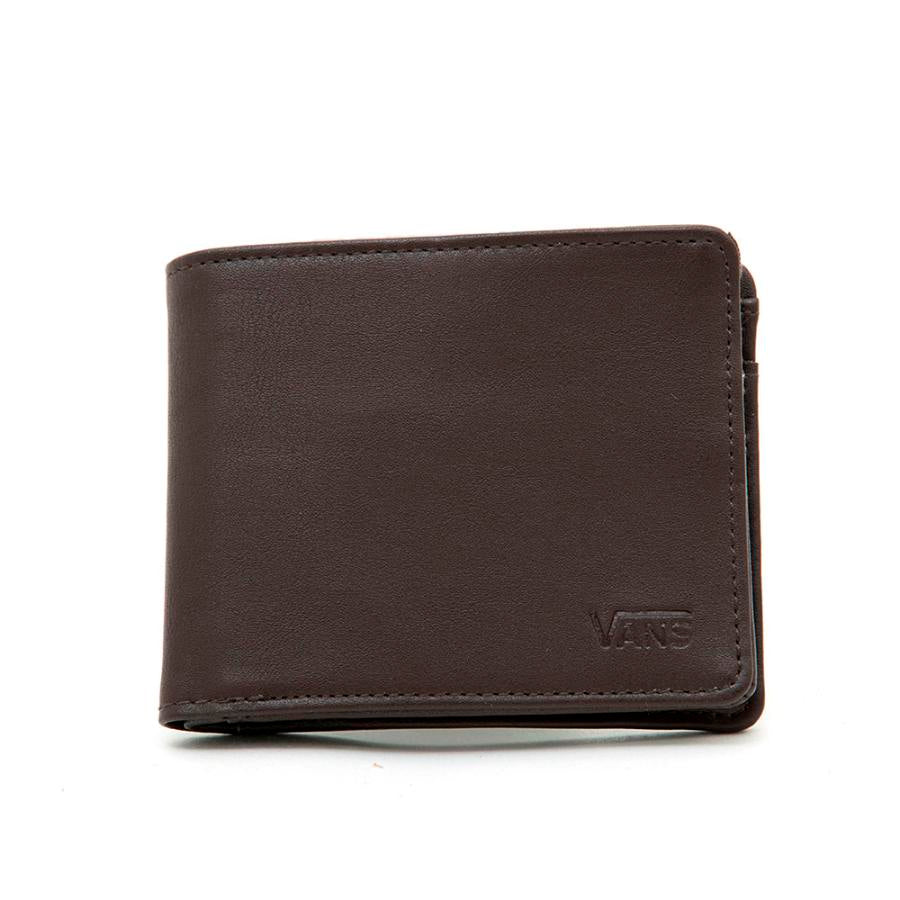 Drop V Bifold Wallet (Dark Brown) VBU