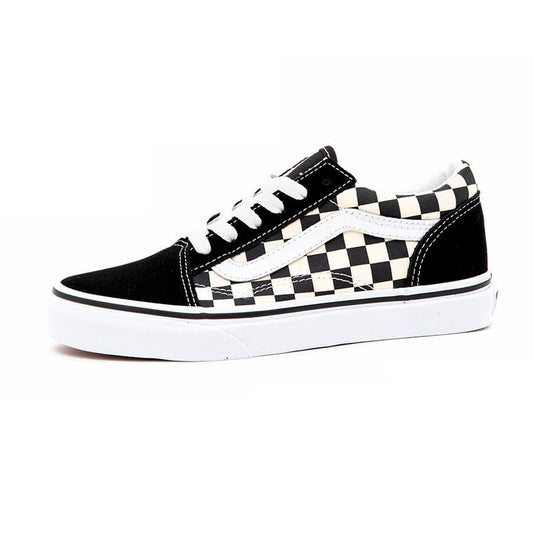 Youth Old Skool (Primary Check) Black / True White VBU